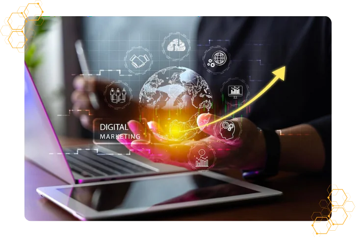 a digital marketer working